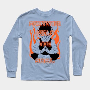 “Meditation and Spiritual Struggle” Long Sleeve T-Shirt